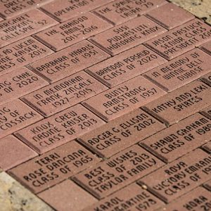 Engraved Bricks