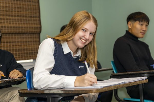 Students enjoying Math class