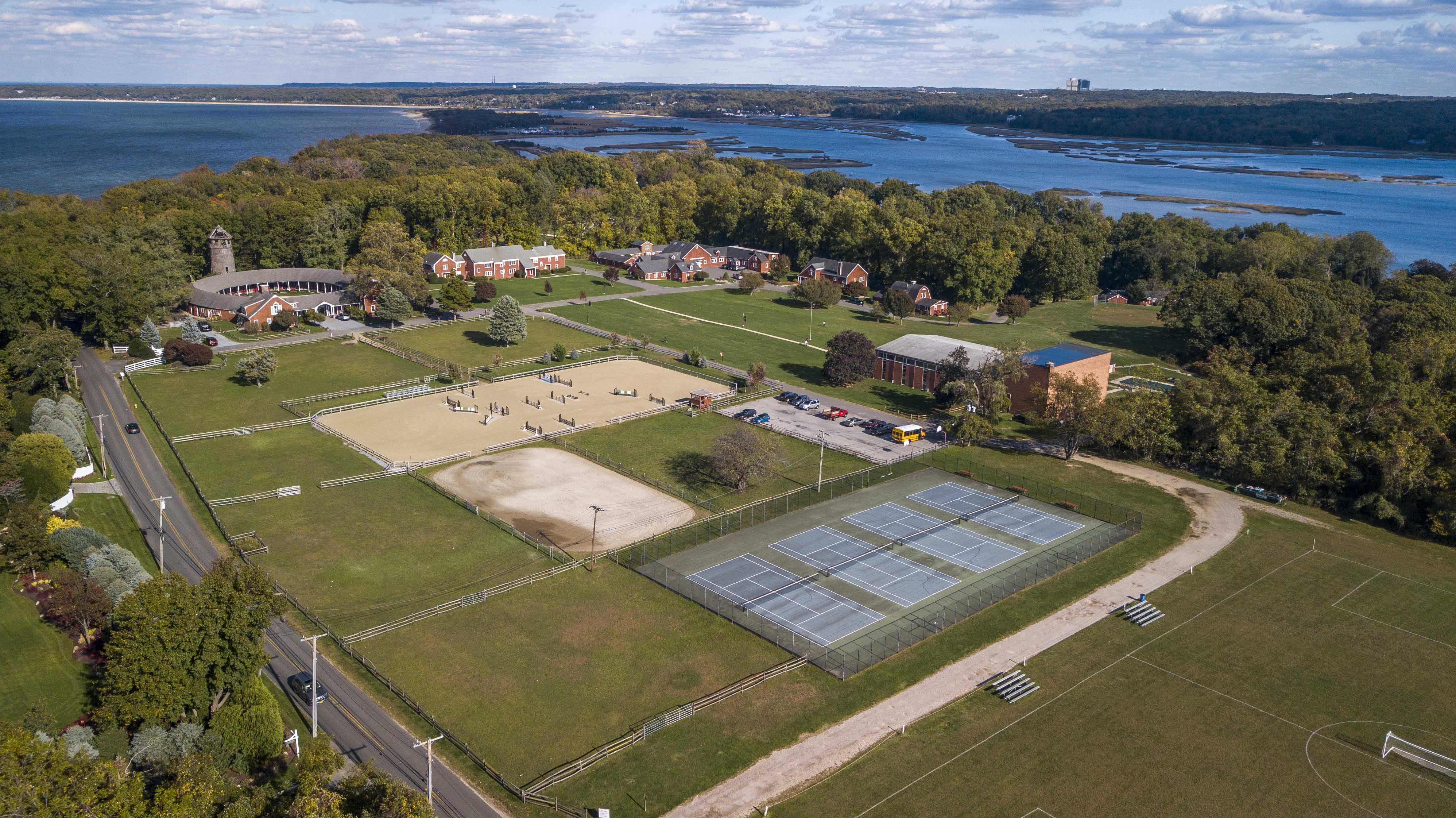 Drone Aerial Shot of Knox Campus