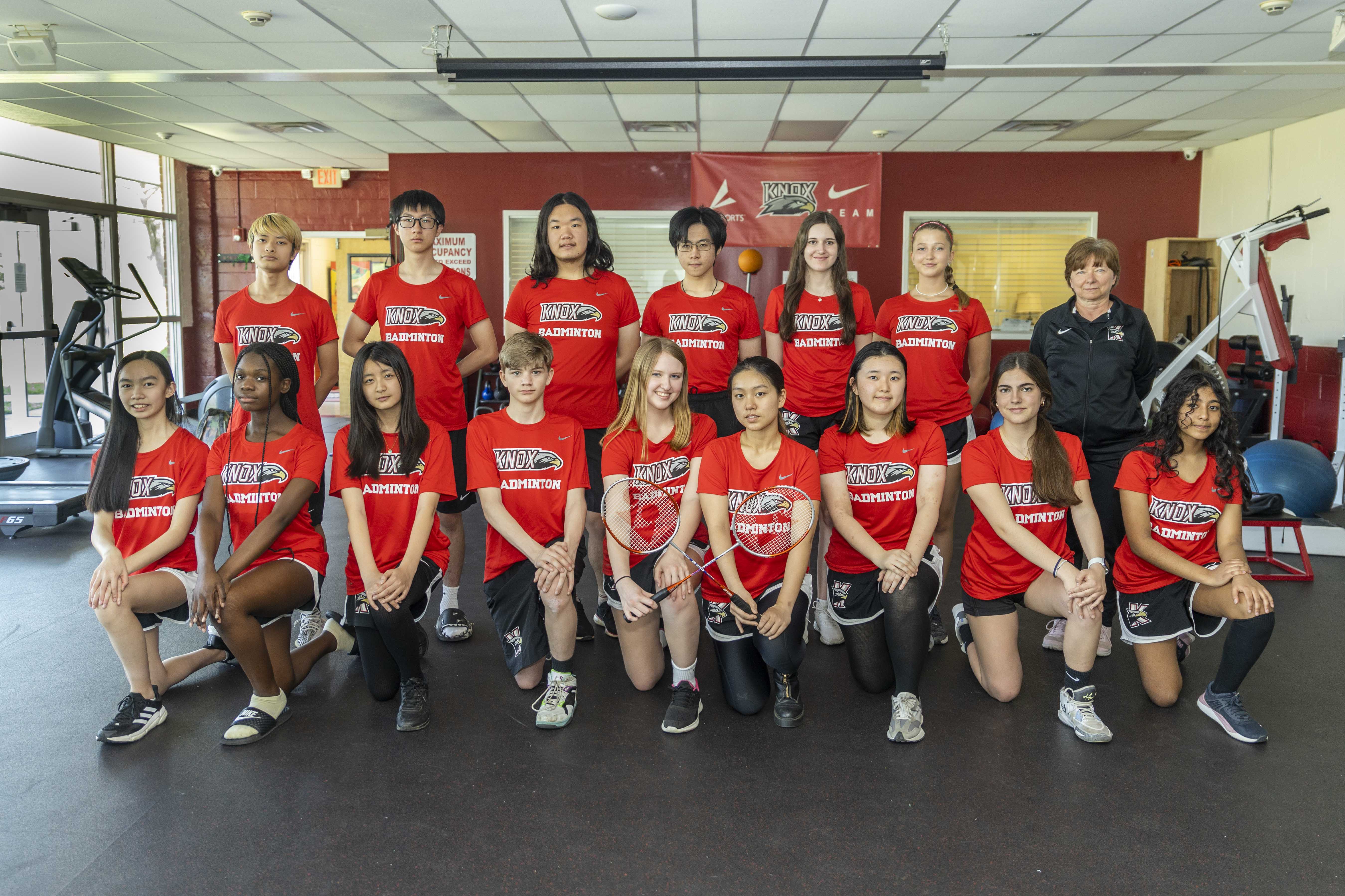 Knox Badminton Team Photo