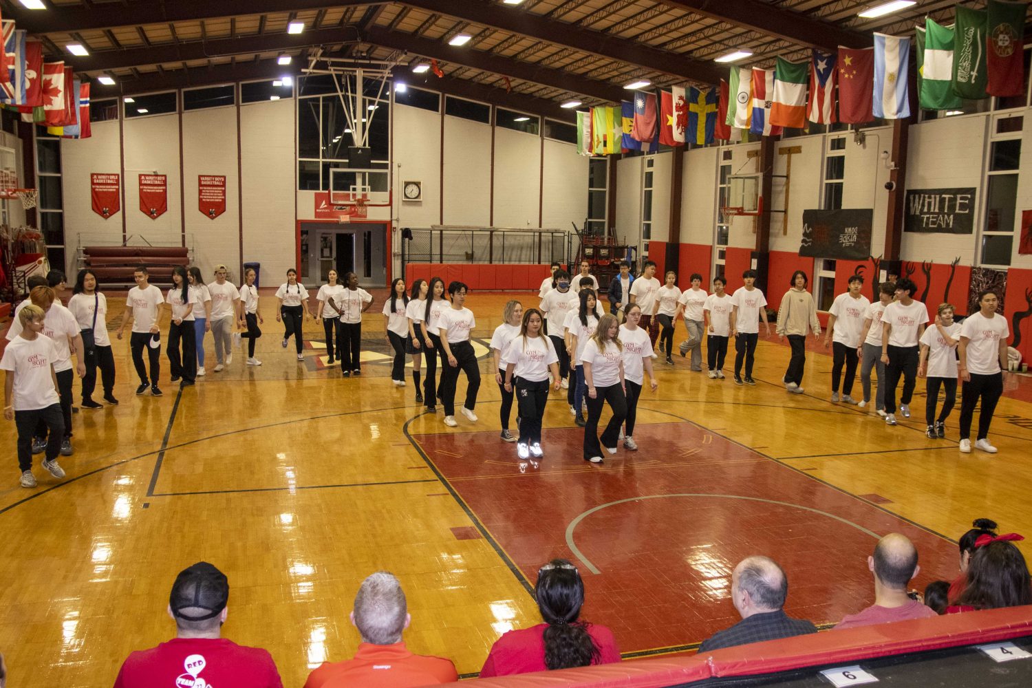 Knox Gym Night Red vs. White Marching