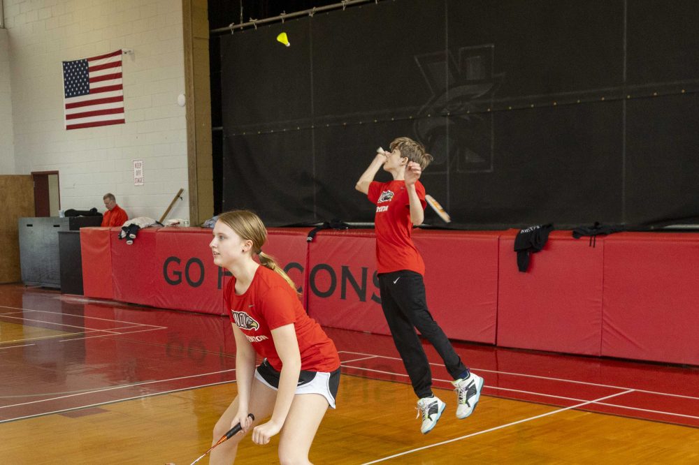 Knox Badminton Action Photo