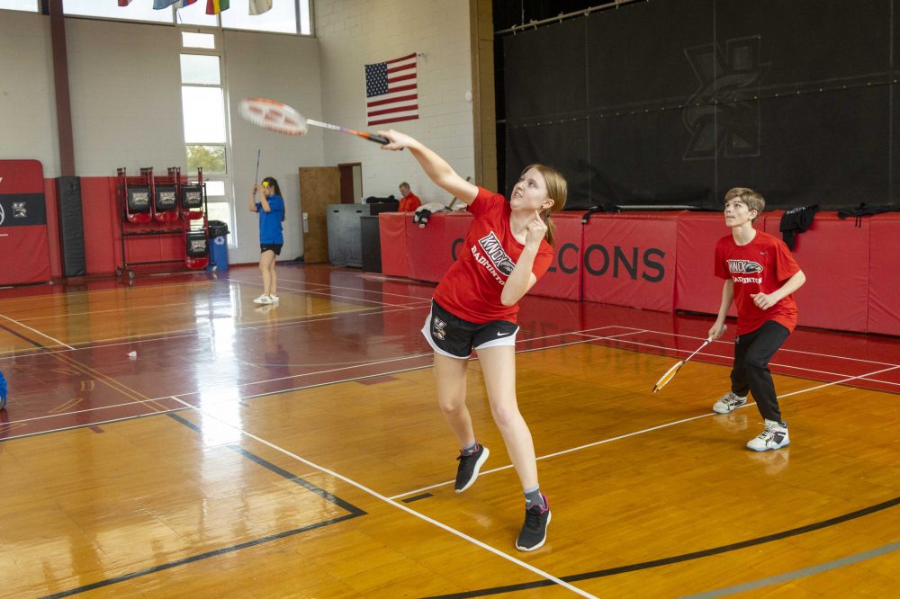 Knox Badminton Action Photo