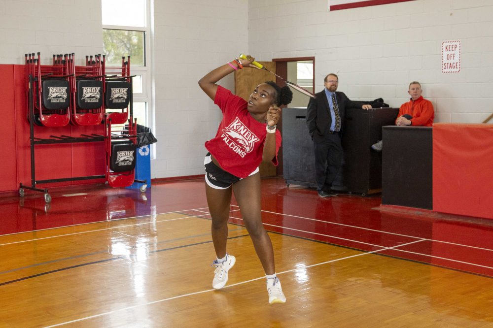 Knox Badminton Action Photo