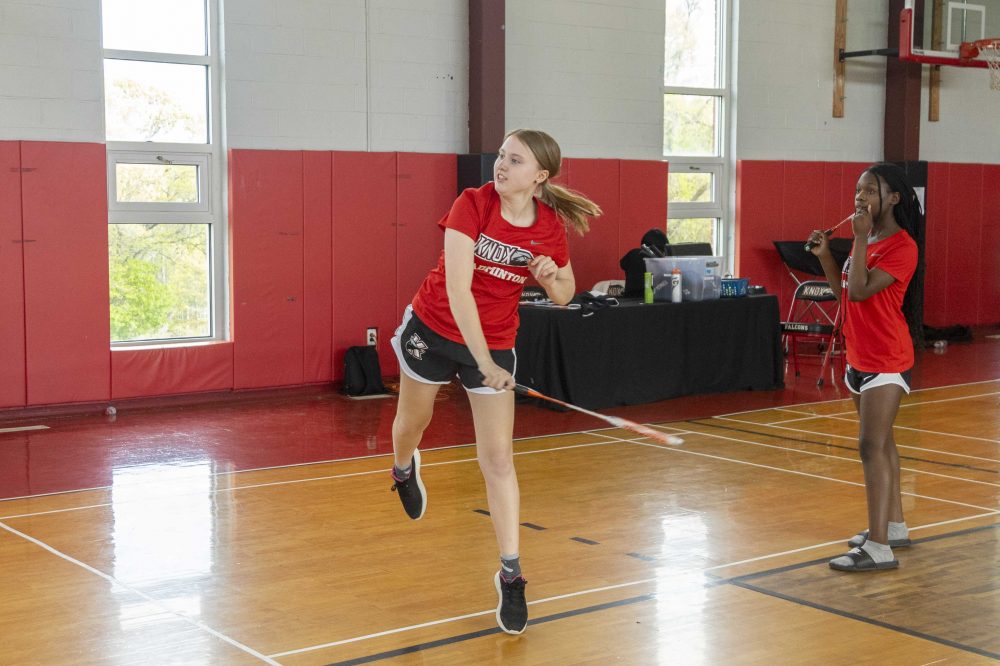 Knox Badminton Action Photo