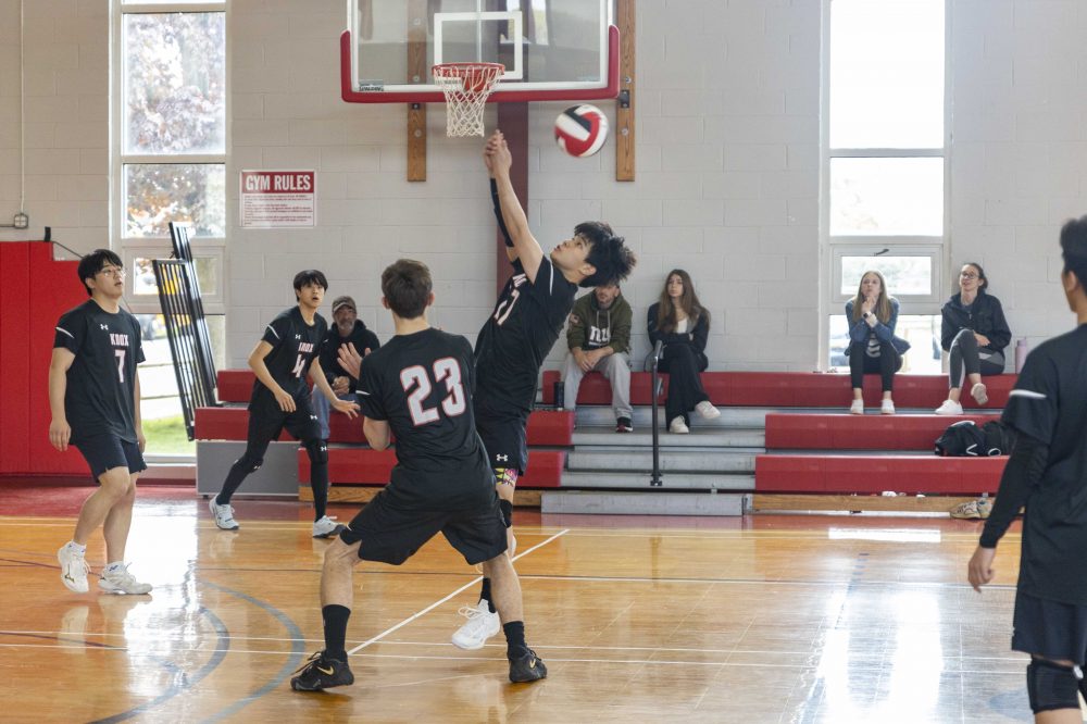 Knox Boys Volleyball Action Photo