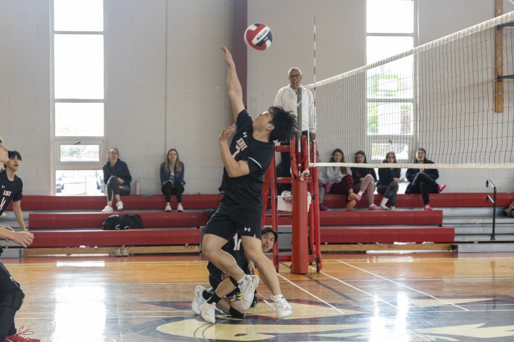 Knox Boys Volleyball Action Photo
