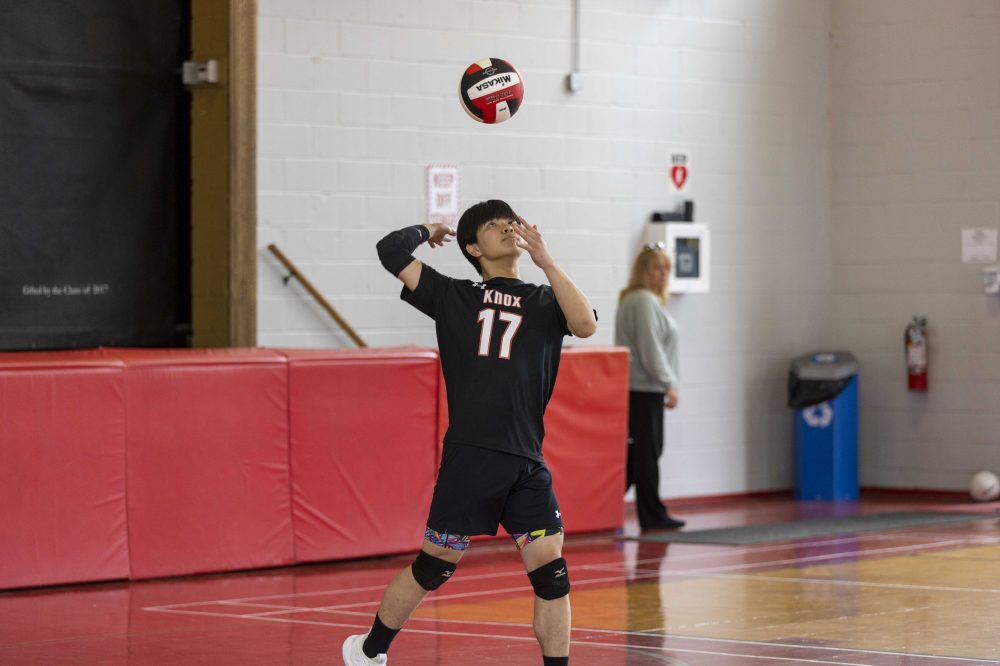 Knox Boys Volleyball Action Photo