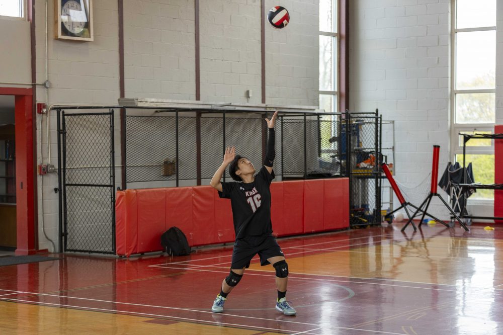 Knox Boys Volleyball Action Photo