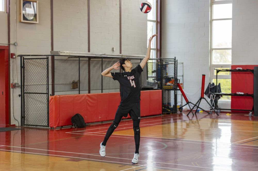 Knox Boys Volleyball Action Photo