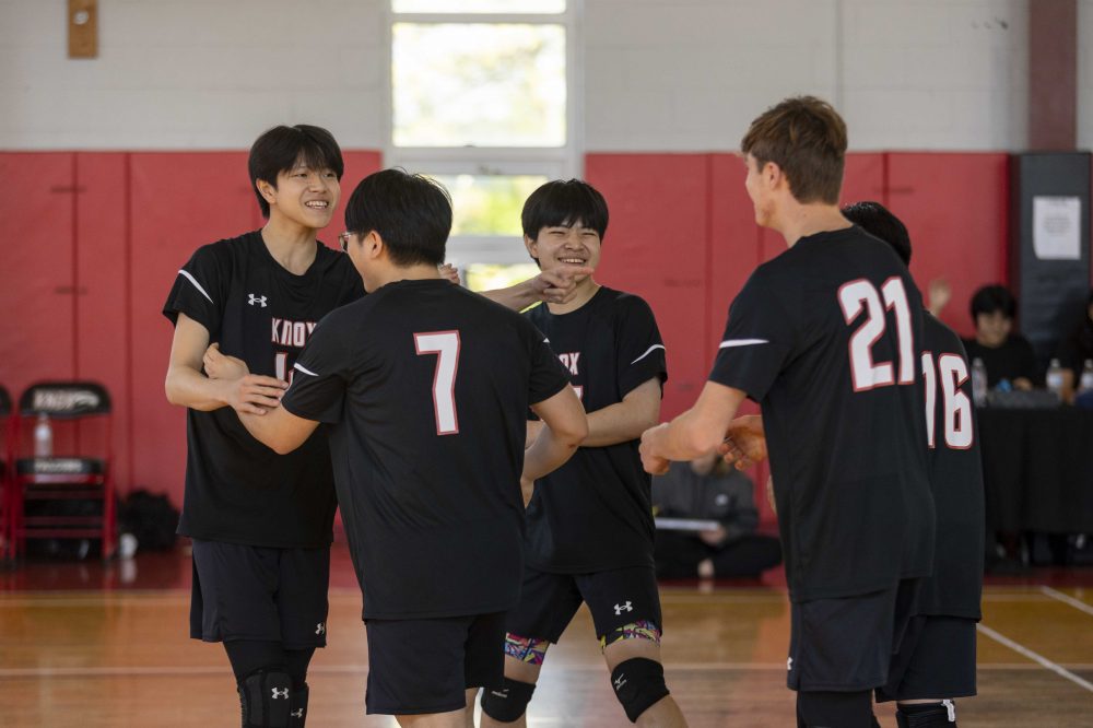 Knox Boys Volleyball Action Photo