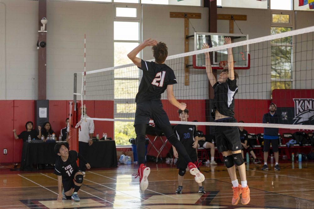 Knox Boys Volleyball Action Photo