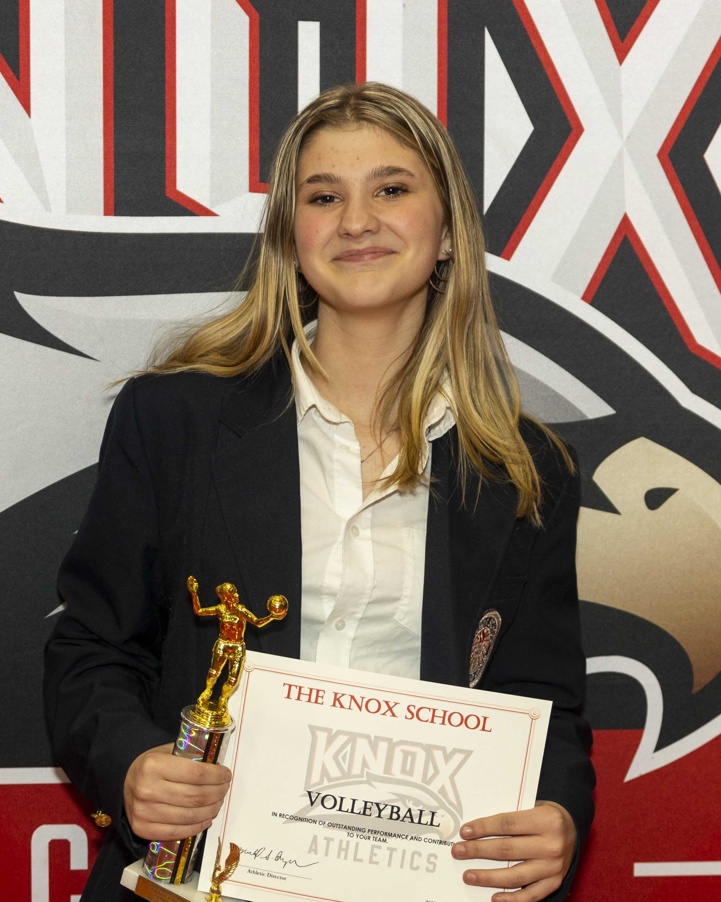 Knox Girls Volleyball Athletic Awards