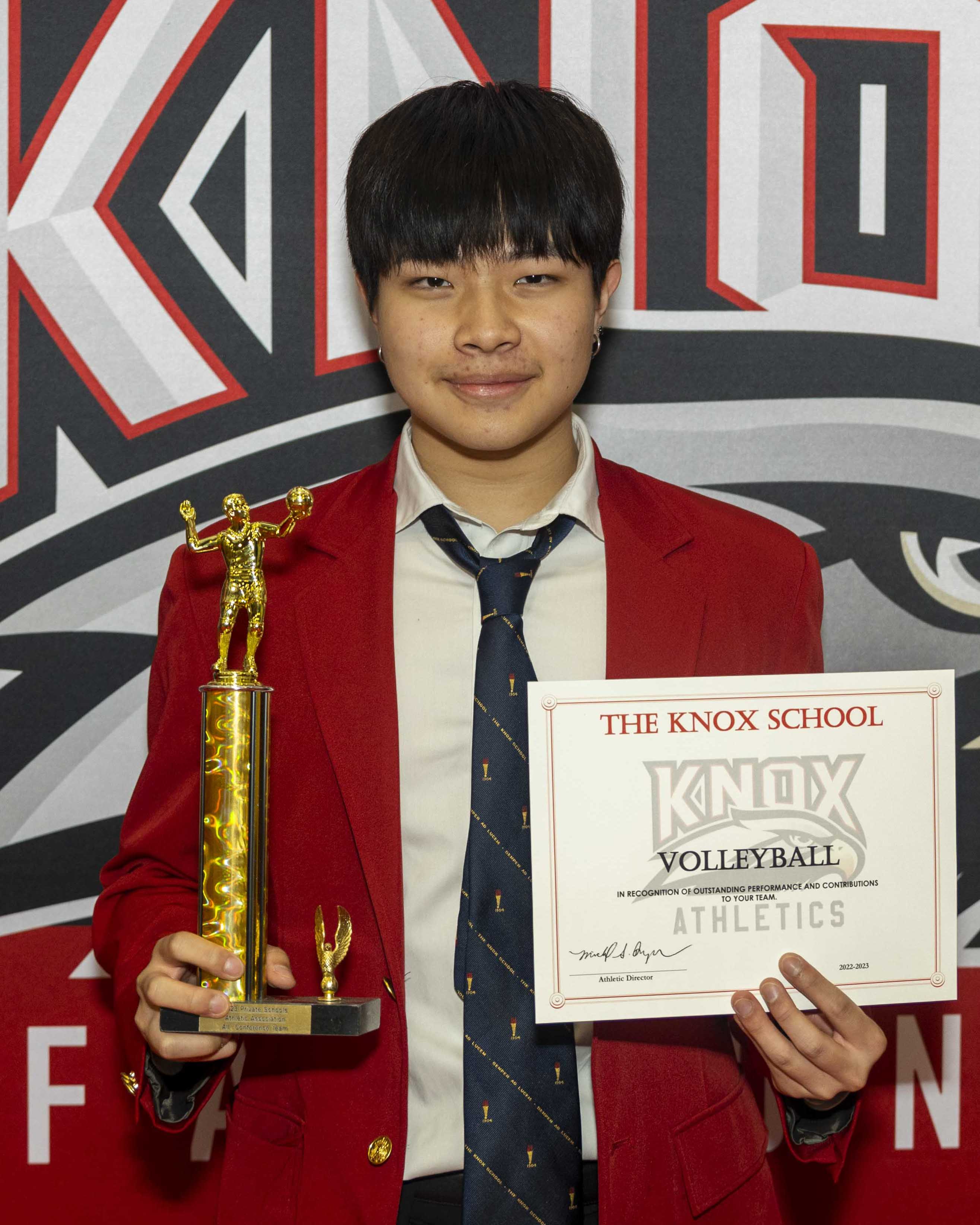 Knox Boys Volleyball Athletic Awards