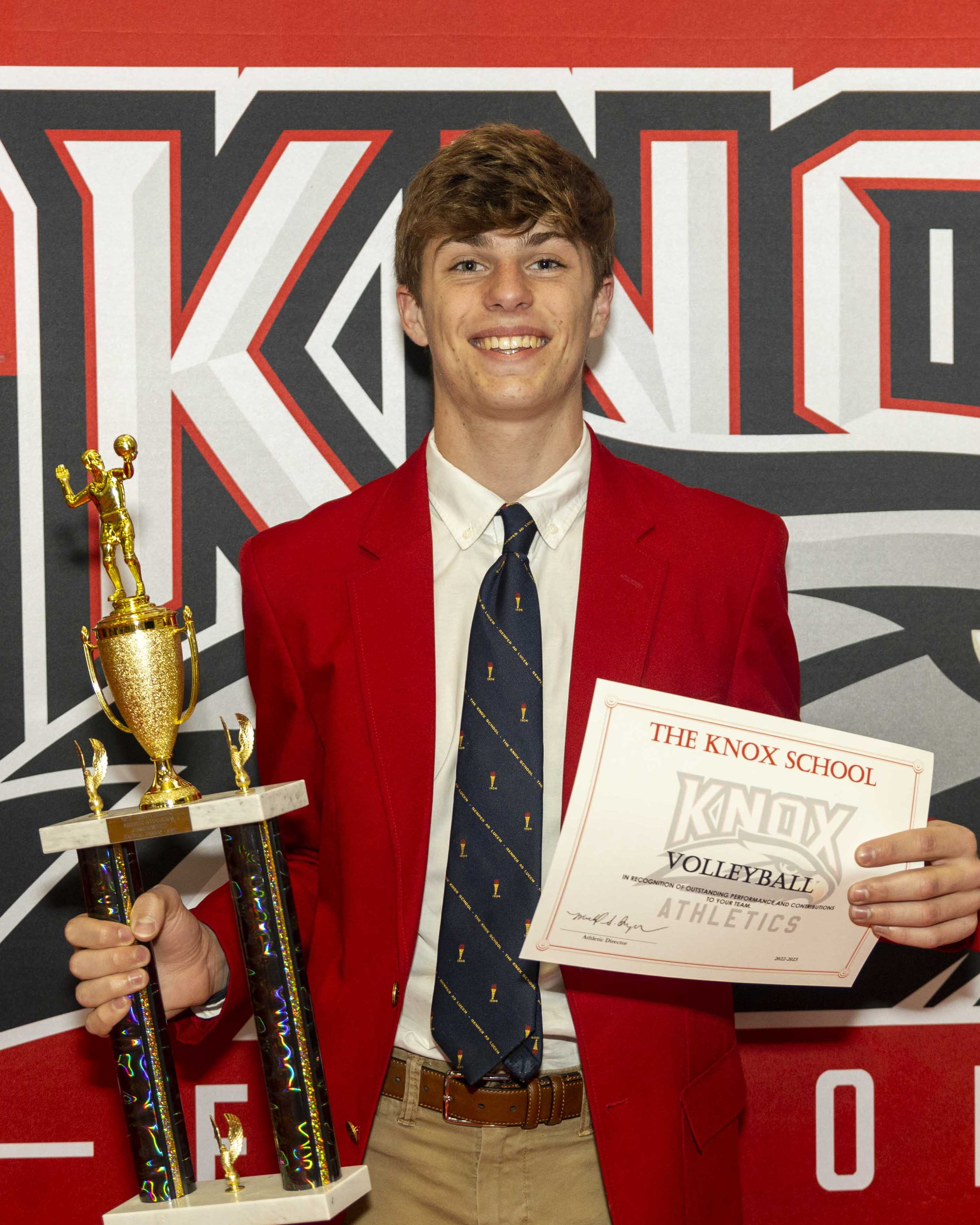 Knox Boys Volleyball Athletic Awards