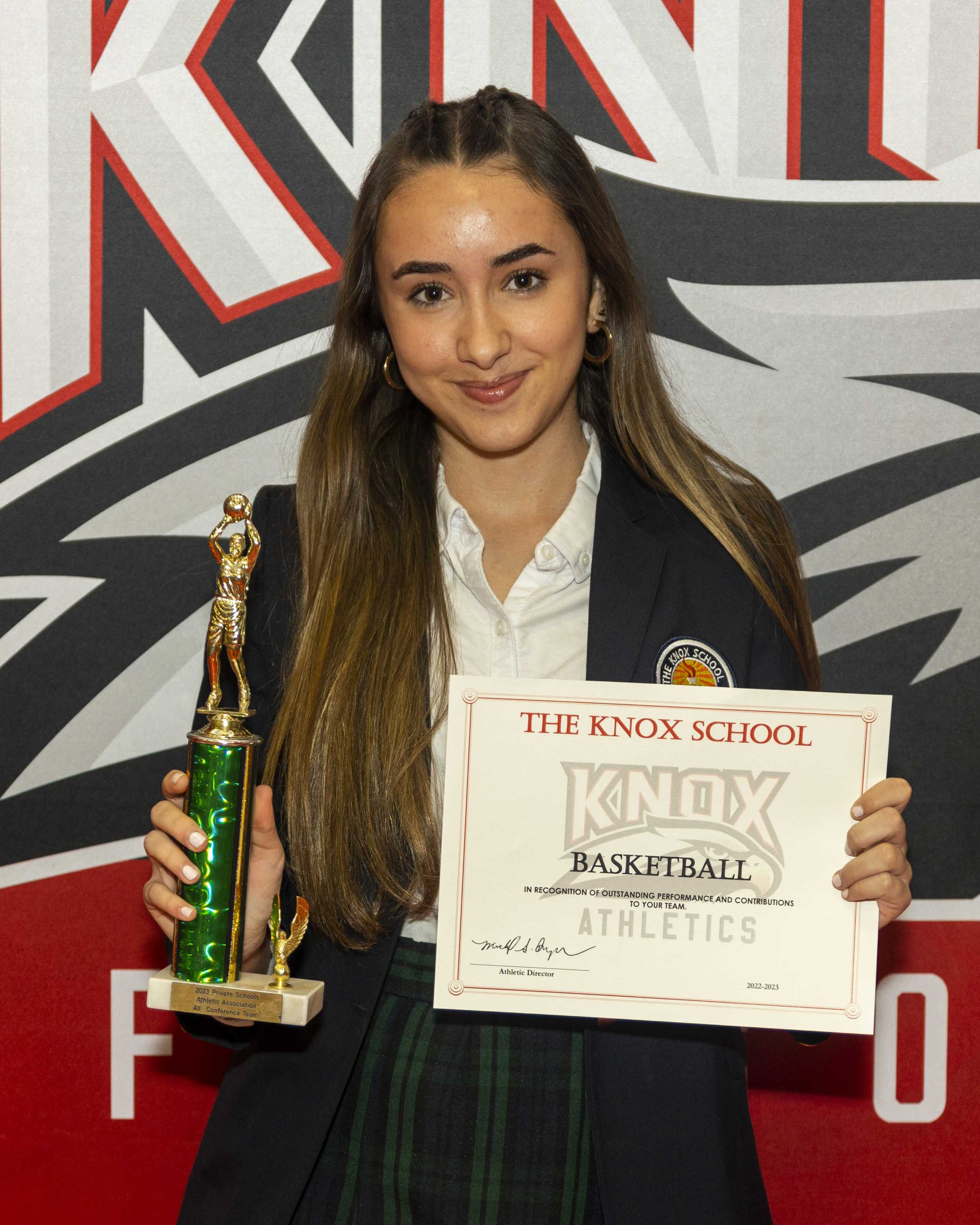 Knox Girls Basketball Athletic Awards