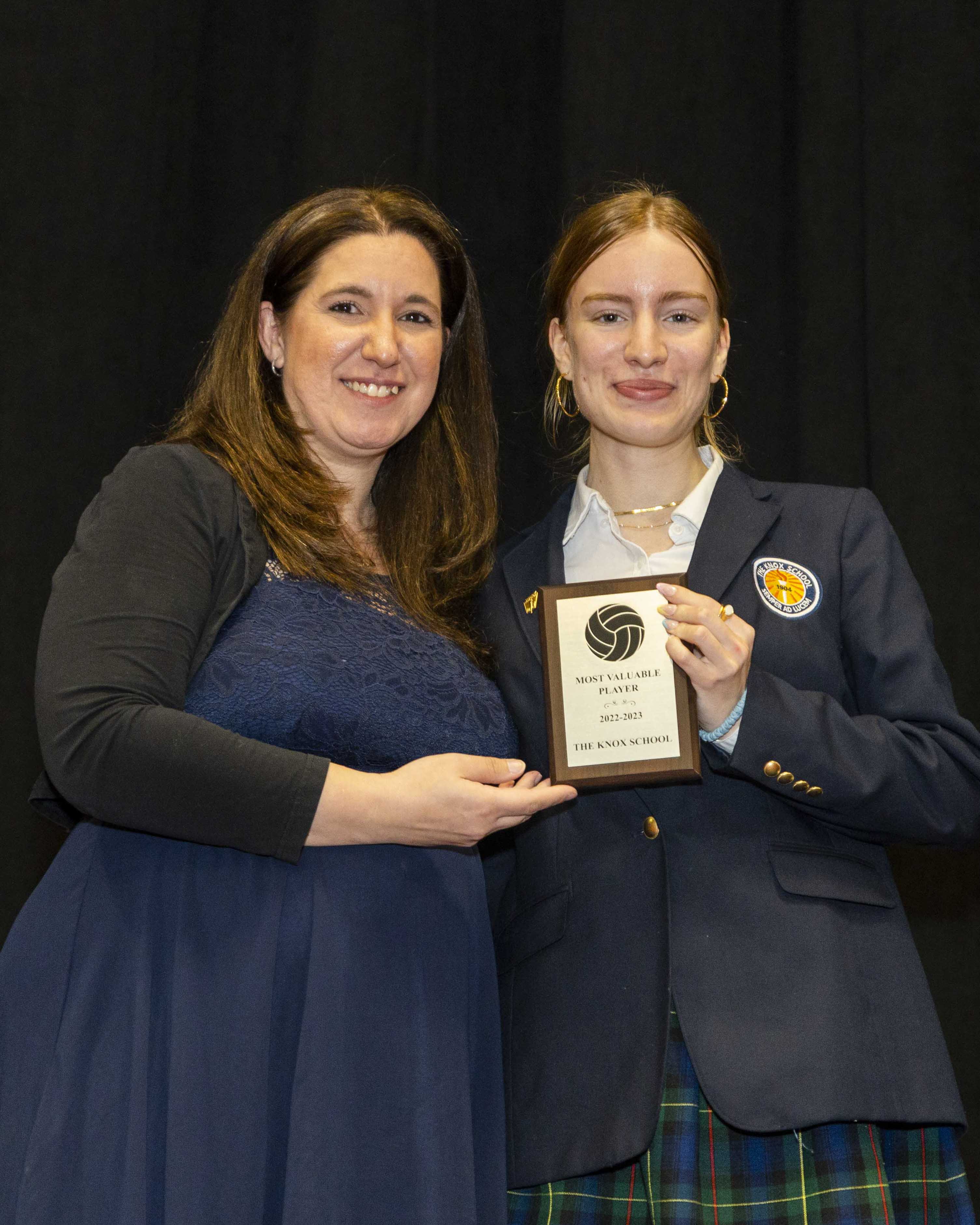 Knox Girls Volleyball Athletic Awards