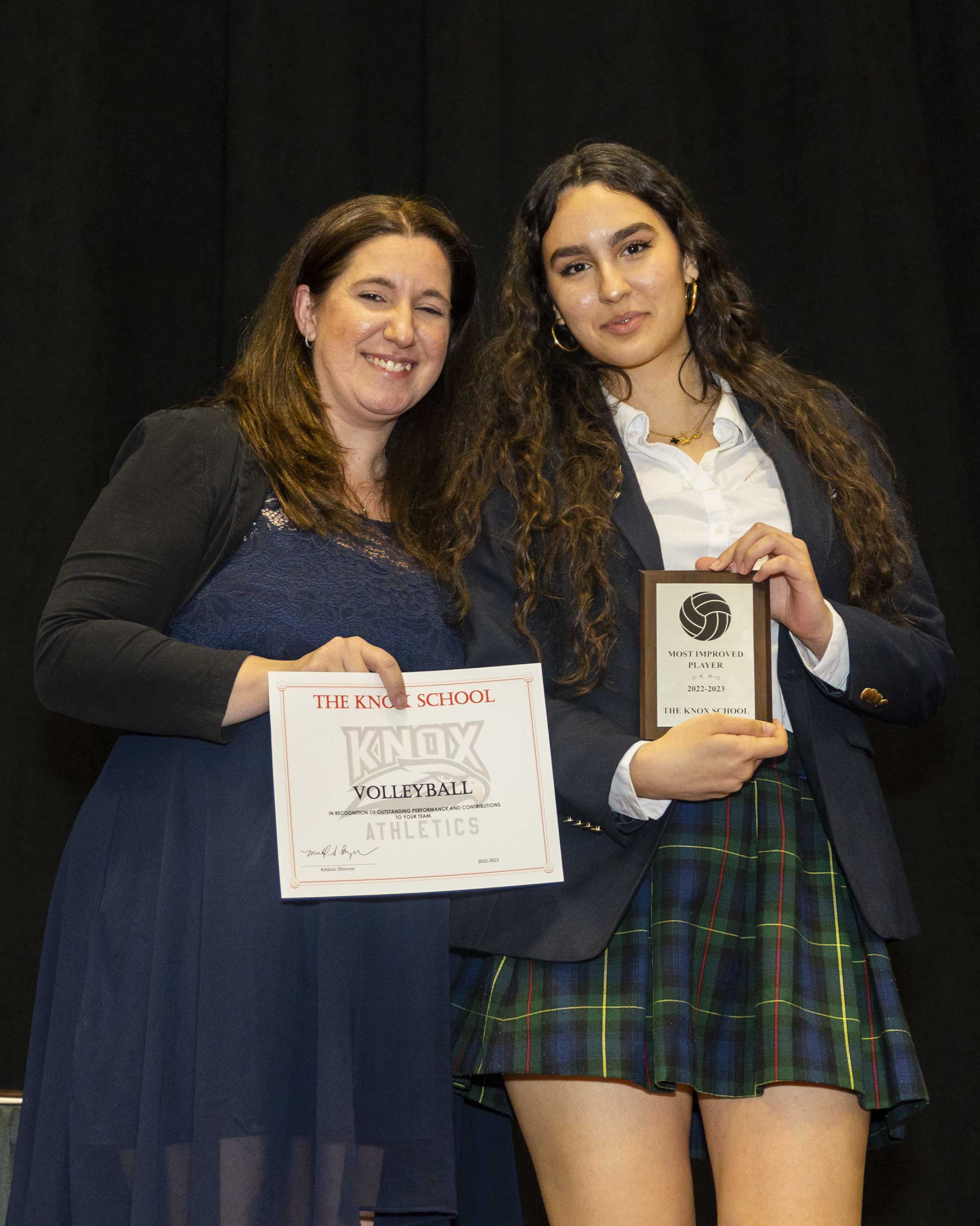 Knox Girls Volleyball Athletic Awards