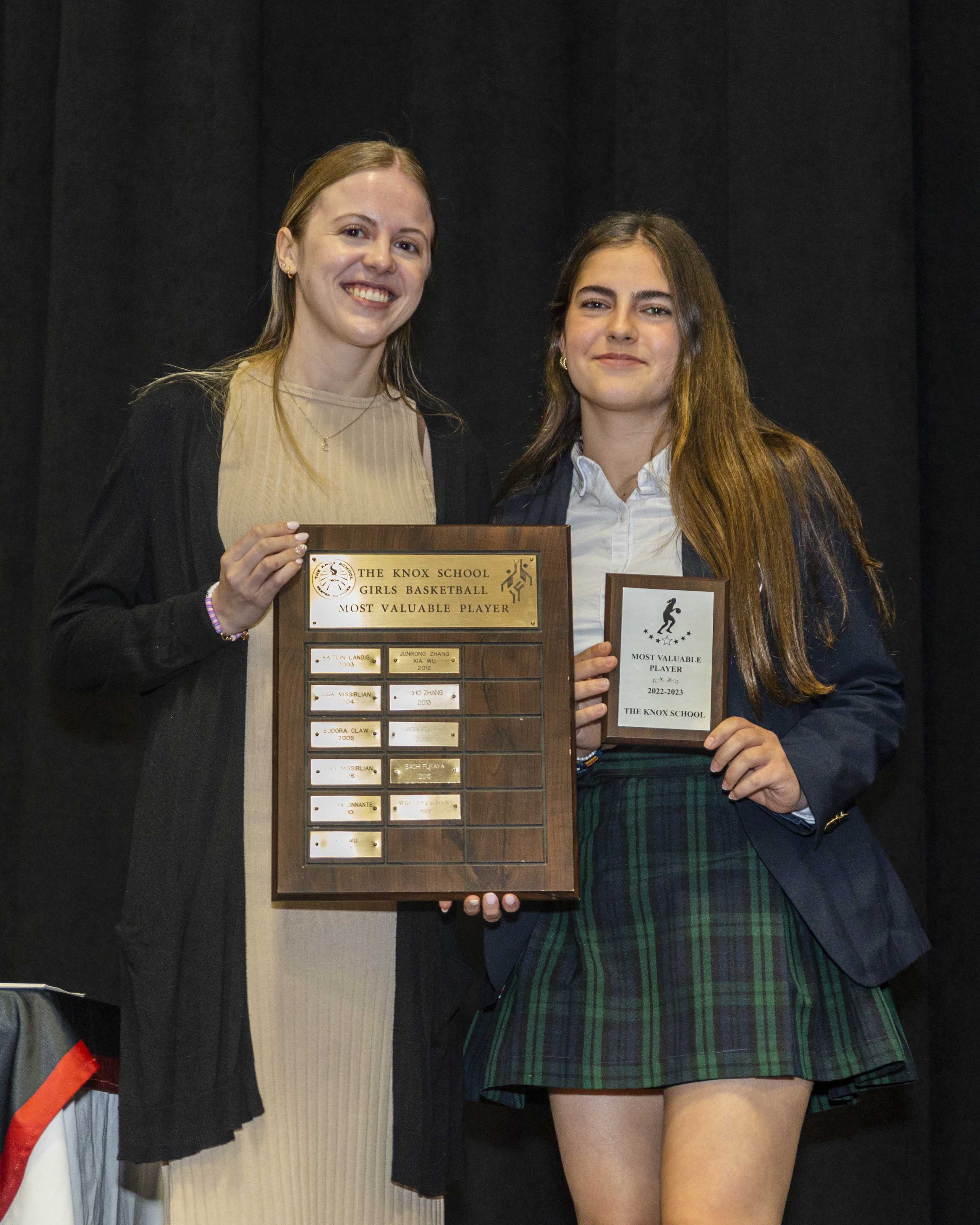 Knox Girls Basketball Athletic Awards