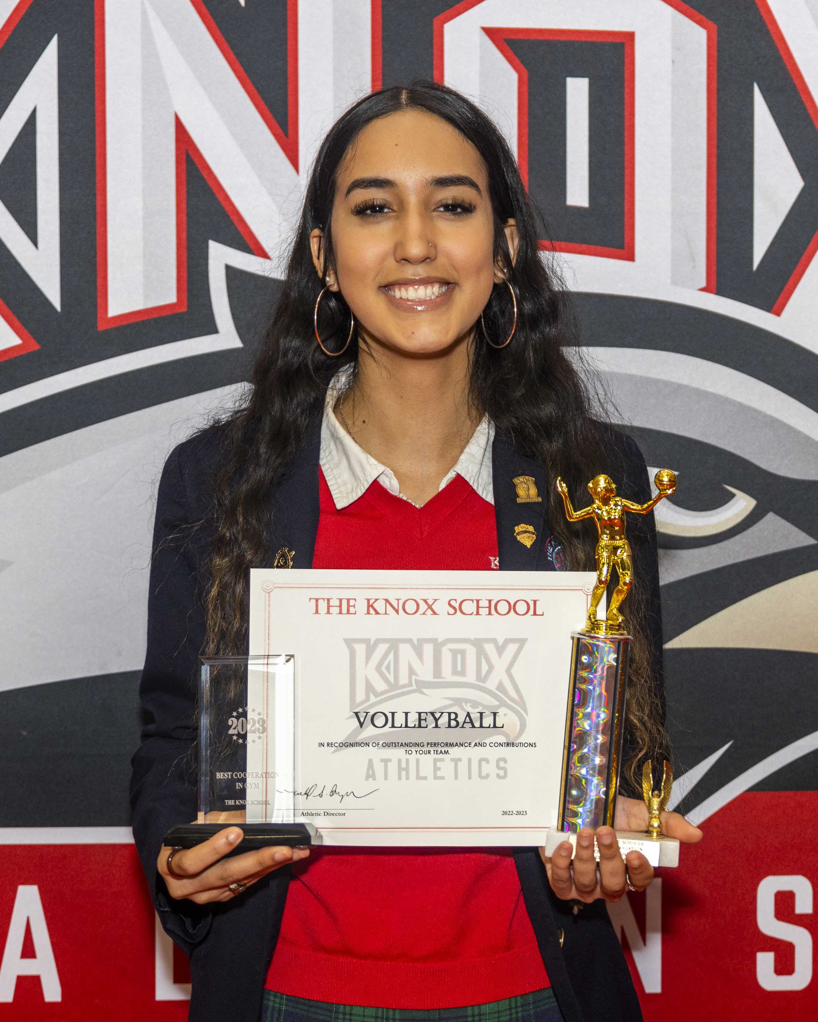 Knox Girls Volleyball Athletic Awards