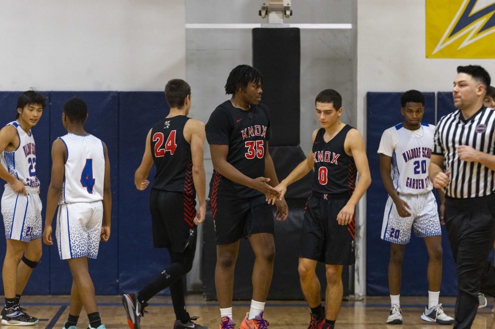 Knox Boys Basketball Action Photo