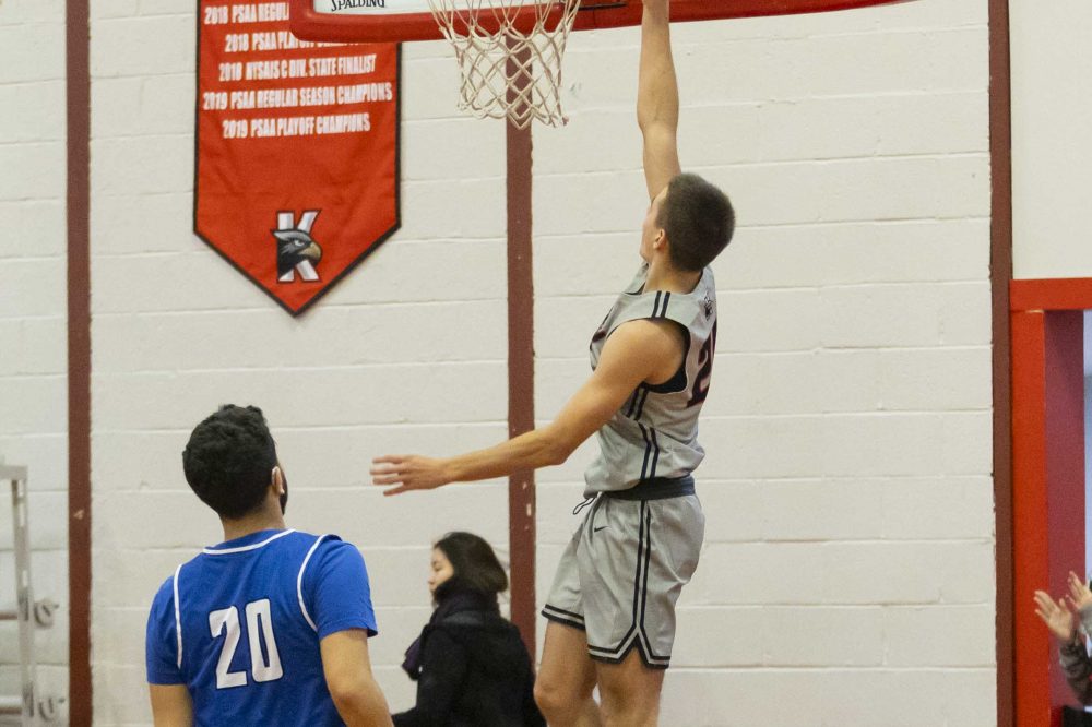 Knox Boys Basketball Action Photo