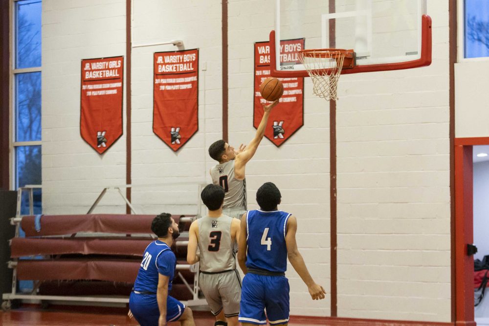 Knox Boys Basketball Action Photo