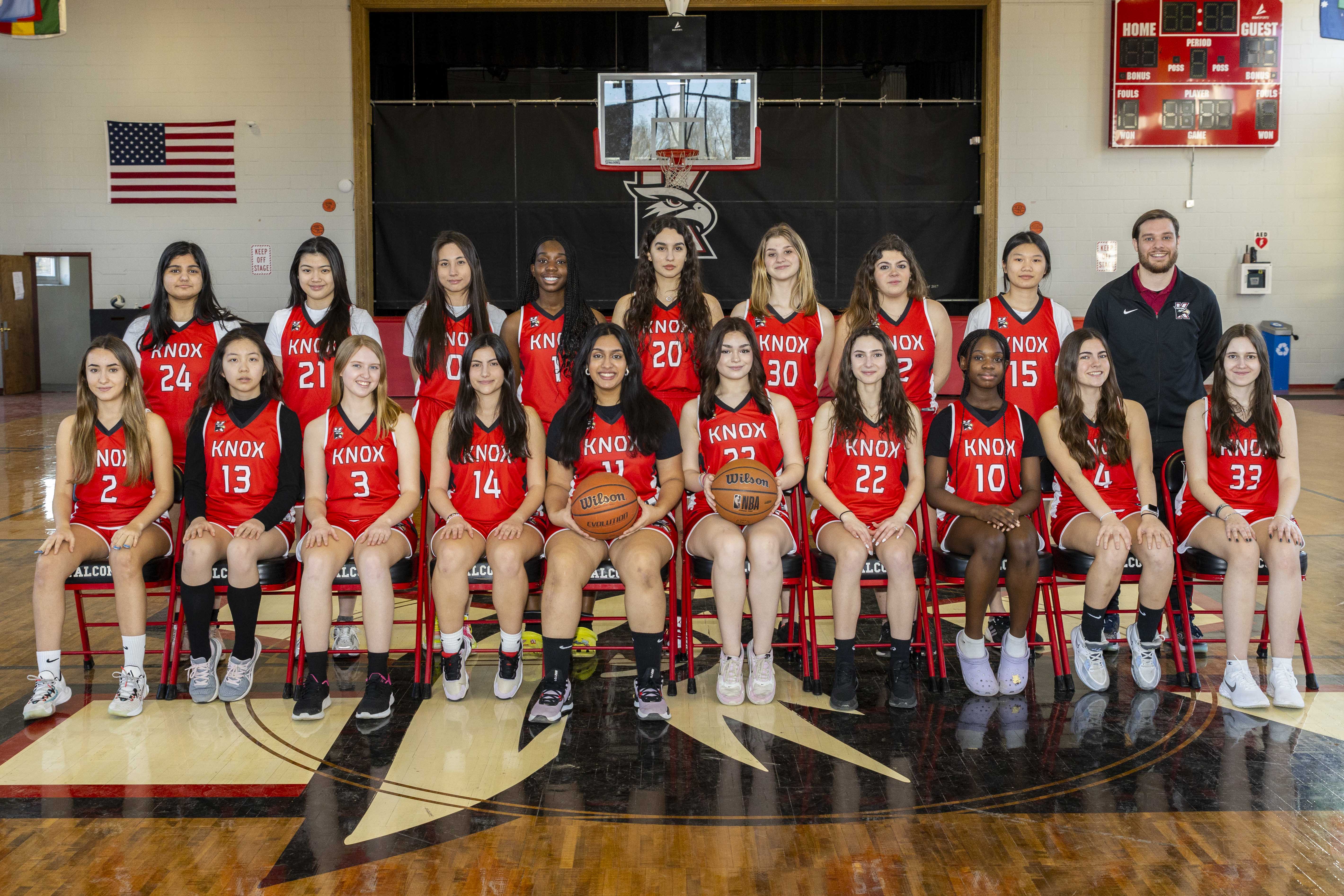 Knox Girls Basketball Team Photo