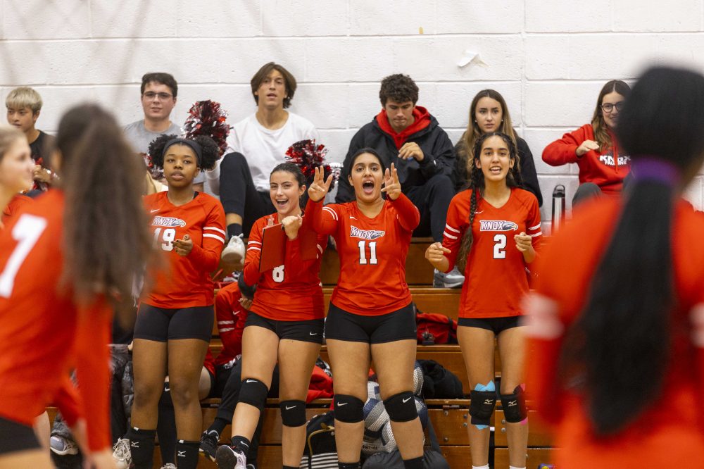 Knox Girls Volleyball Action Photo