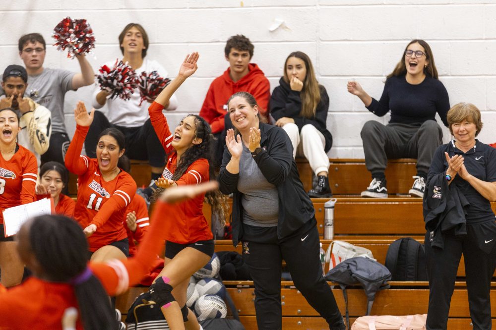 Knox Girls Volleyball Action Photo