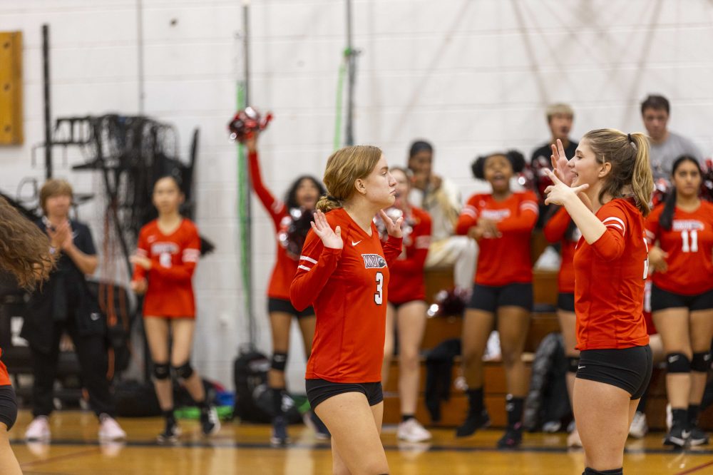 Knox Girls Volleyball Action Photo